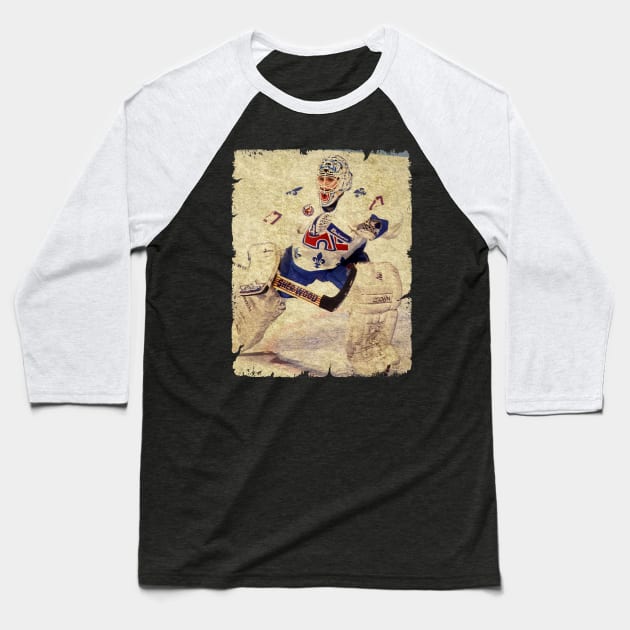 Ron Hextall - Quebec Nordiques, 1992 Baseball T-Shirt by Momogi Project